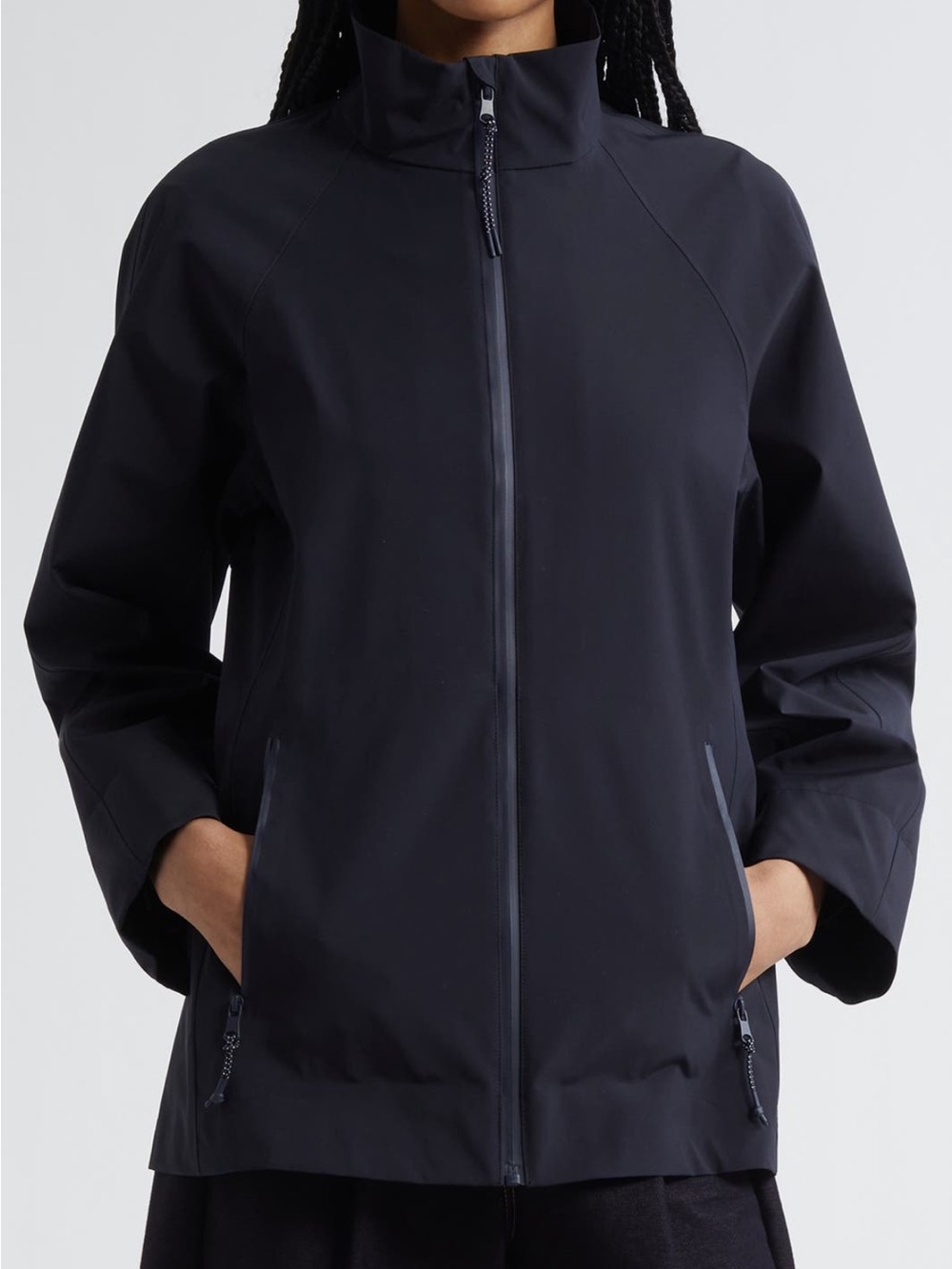 MaxMara Navy Rain Jacket